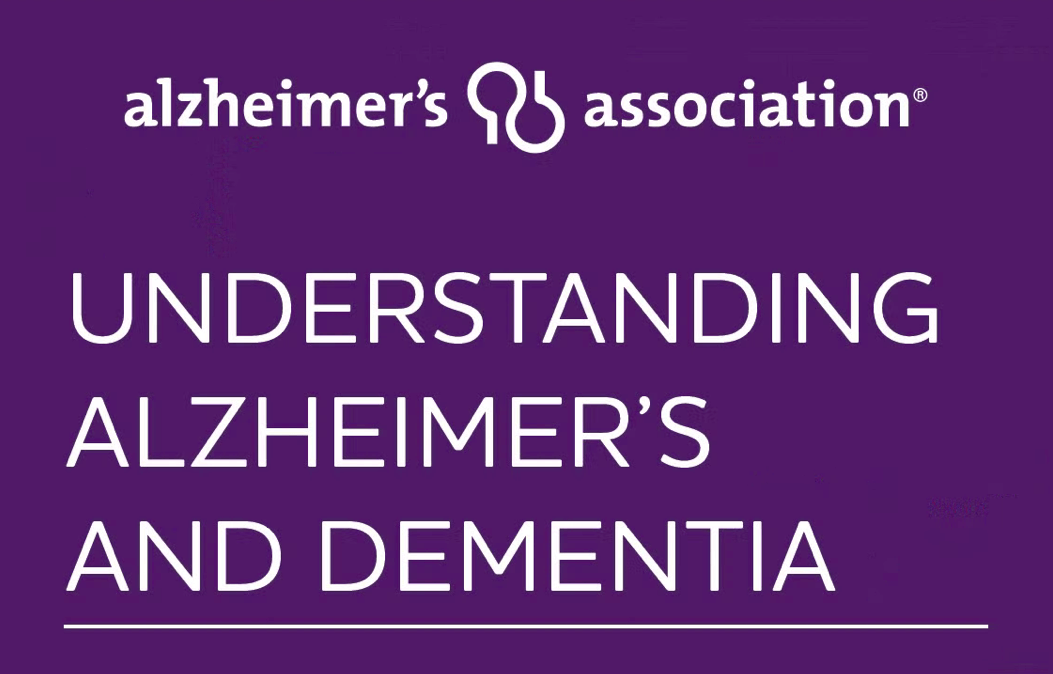 Alzheimer's Association logo with text 