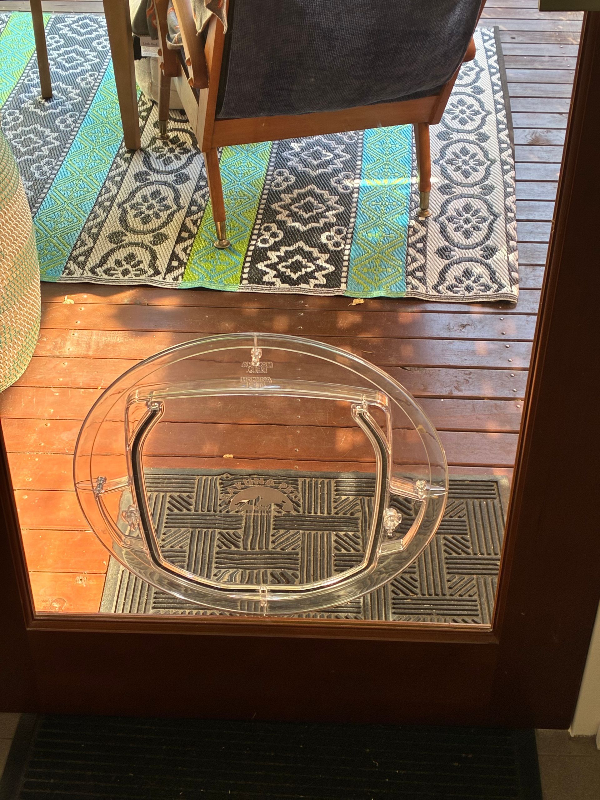 Pet Door installed on the back door -Pelican Glass in Lake Macquarie, NSW