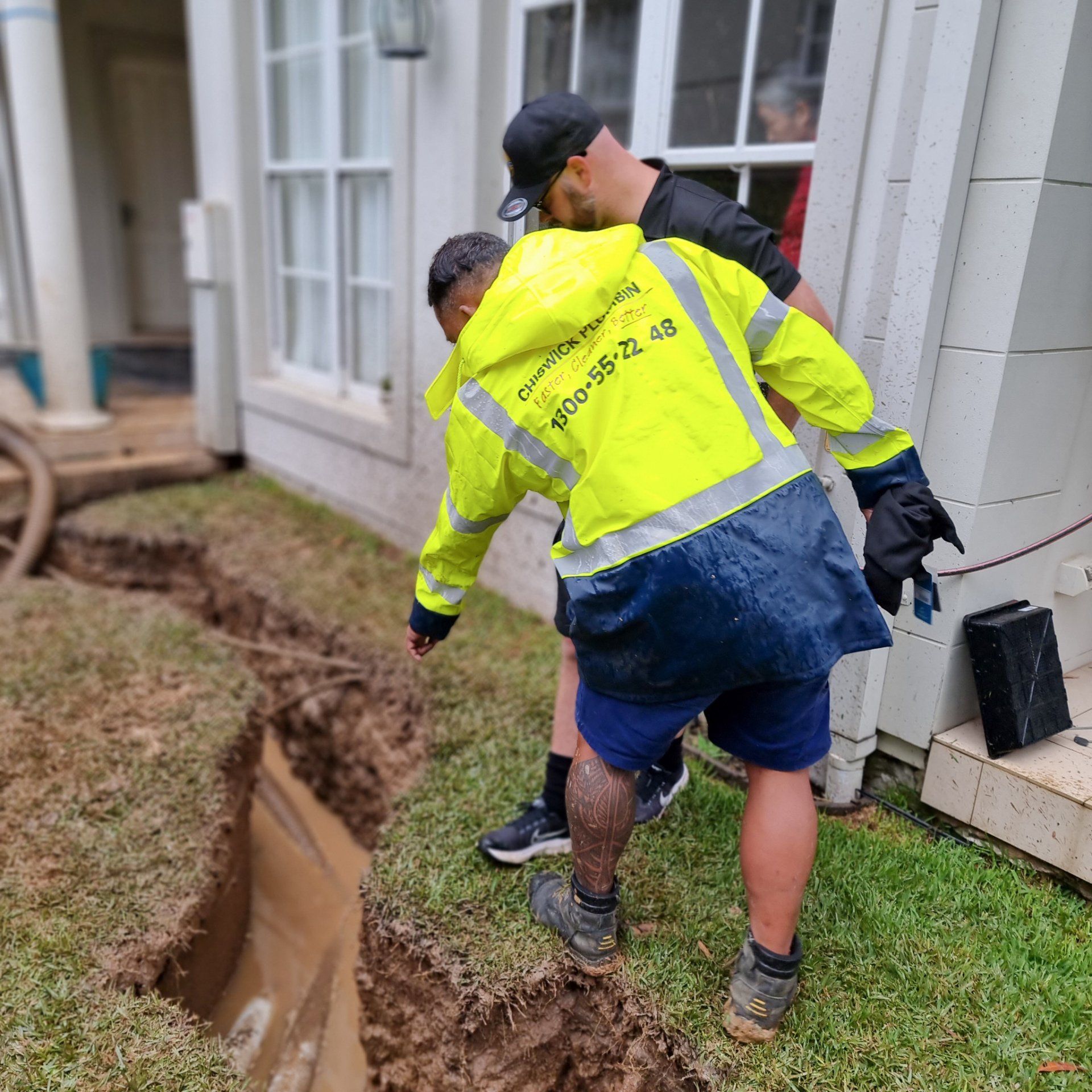 Chiswick Plumbing digging