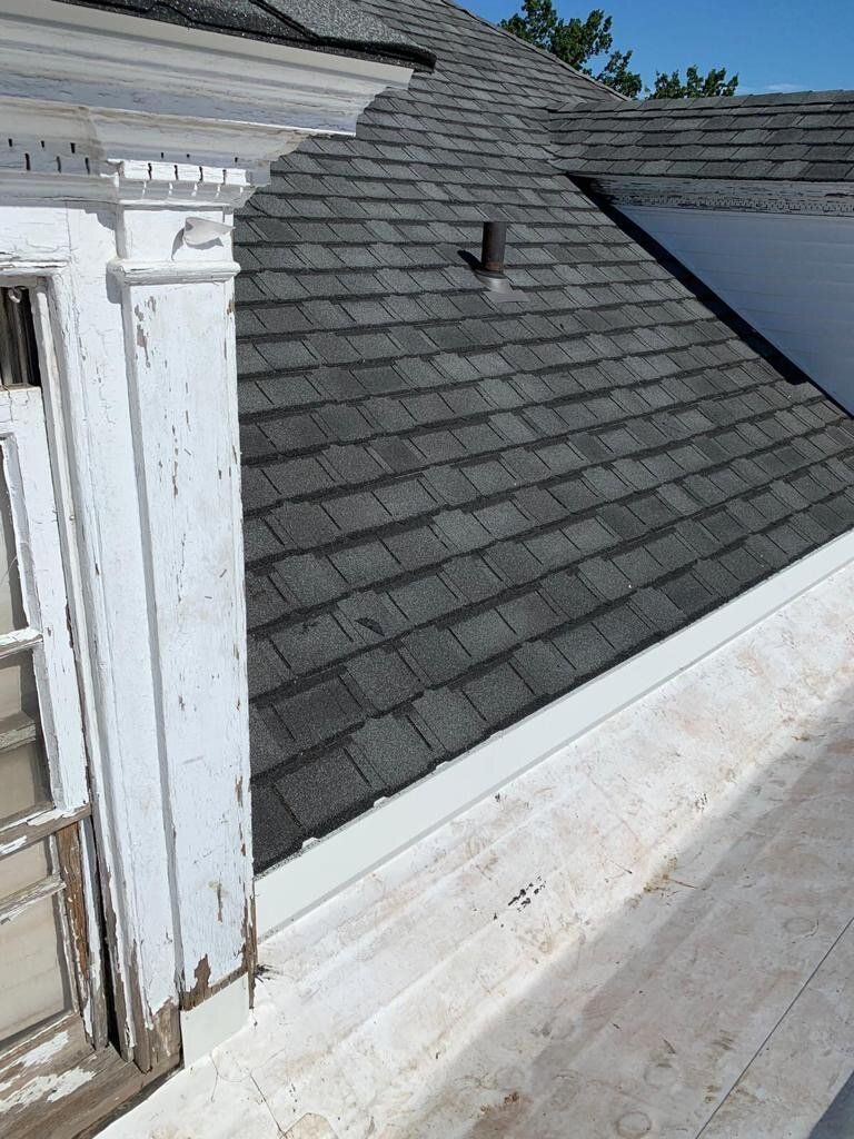 Side View of Gray Shingle Roof — Burlington, NJ — AD Roofer Siding & Gutters