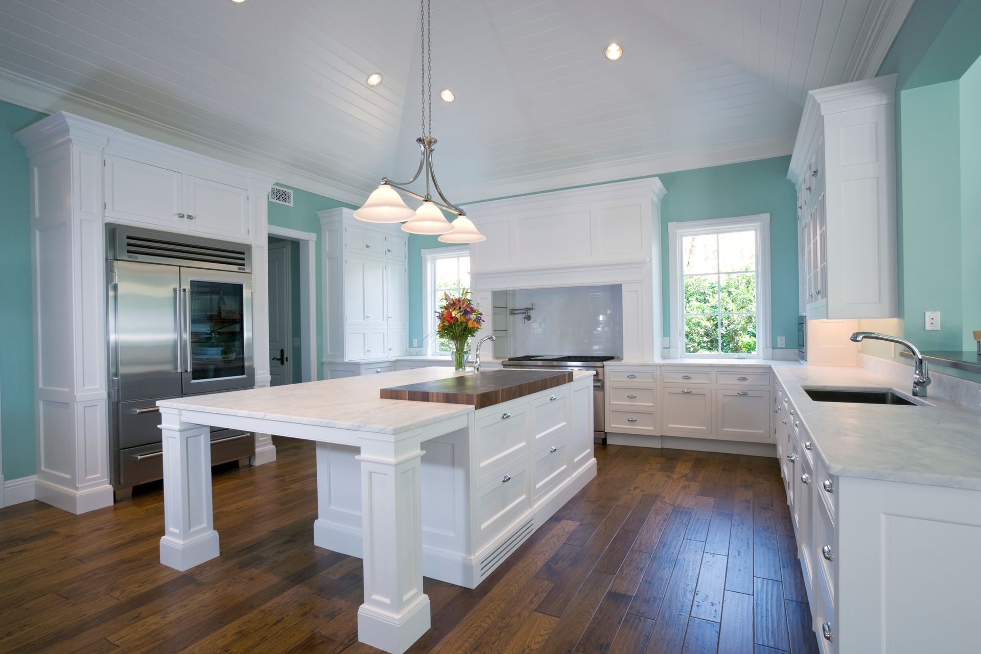 White and Lighthreen Kitchen theme — Burlington, NJ — AD Roofer Siding & Gutters