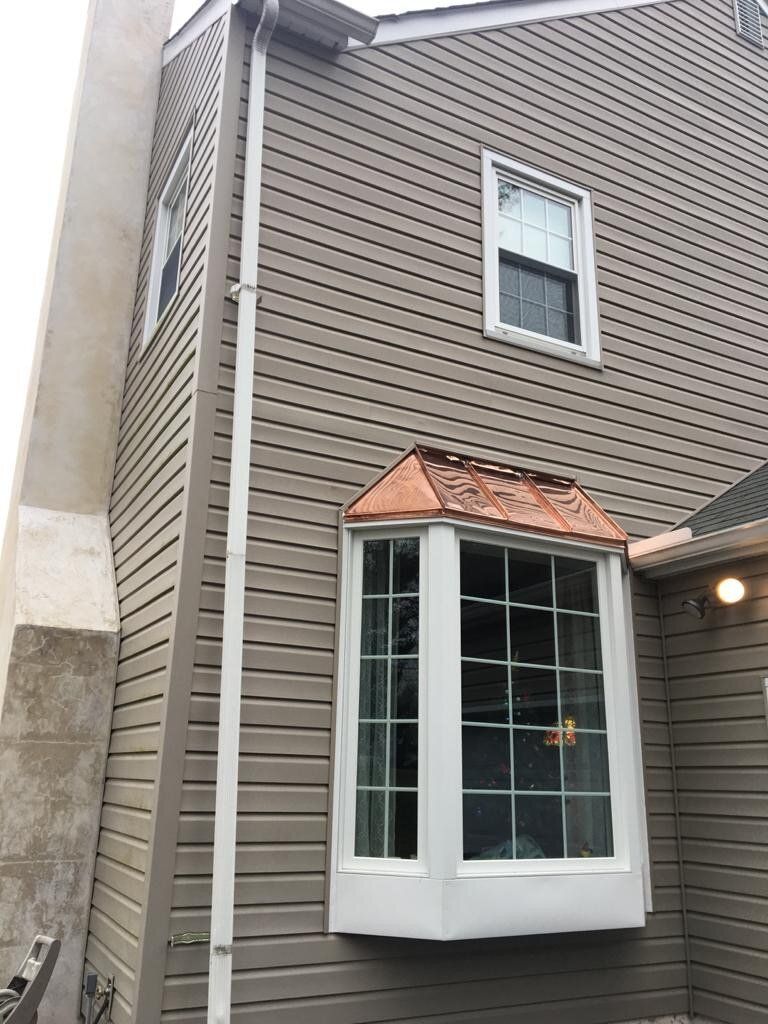 Side View of House Siding — Burlington, NJ — AD Roofer Siding & Gutters