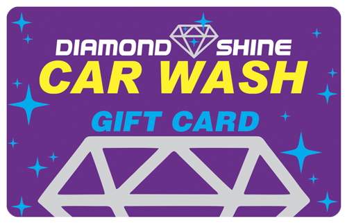 diamond shine car wash gift card for the holidays