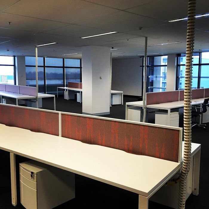 Data Cabling At The Office — Data Cabling Services in Balgownie, NSW