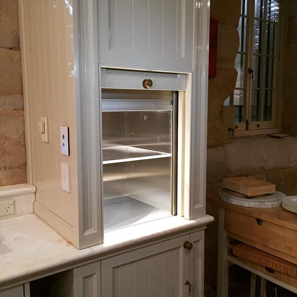 View Of Dumbwaiters On The Kitchen Wall — Electrical Projects in Balgownie, NSW