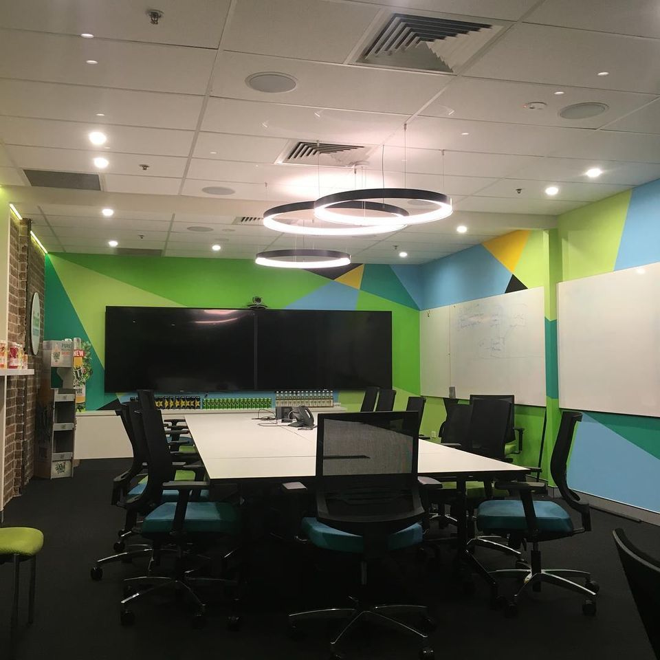 Professional Lights On The Office — Electrical Projects in Balgownie, NSW