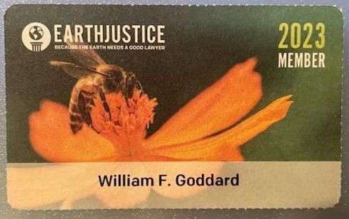 A card that says william f. goddard on it
