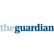 The guardian logo is blue and white on a white background.