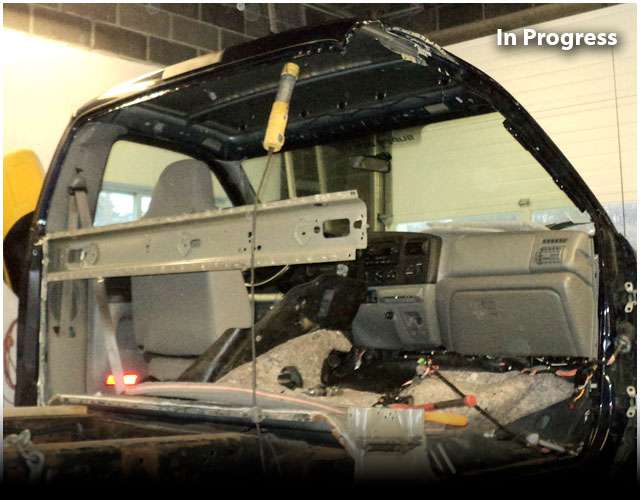 Truck Repair In Progress - Auto Body Repair in Palmer, MA