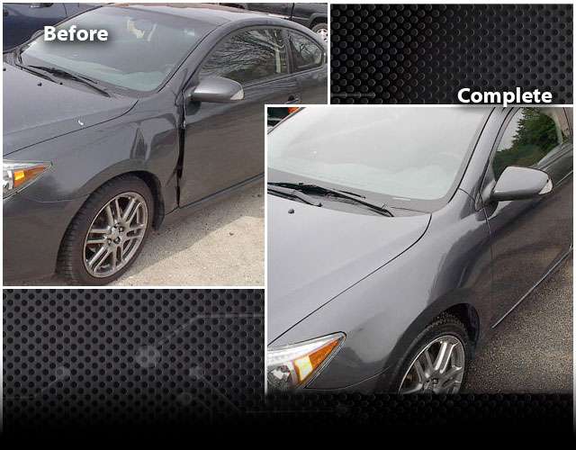 Before and After Vehicle Repair - Auto Body Repair in Palmer, MA