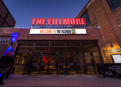 The music venue, The Fillmore, located right on the border of Fishtown and Northern Liberties