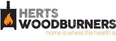 Herts Woodburners Logo - Home is where the Hearth is