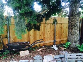 6' Cedar With Steel Post - Grizzly Fence in Missoula, MT