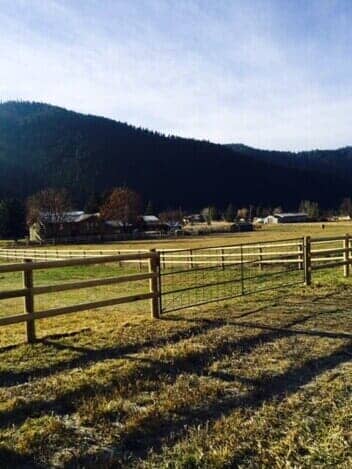 3 Rail Split With Field Fence and Custom Gate - Grizzly Fence in Missoula, MT