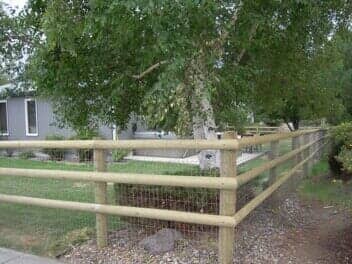 Split Rail With 2X4 Twisted Horse Wire - Grizzly Fence in Missoula, MT