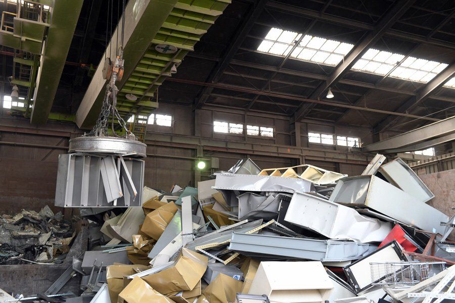 Industrial Waste Recycling Plant to Sort Metal Junk — Santa Ana, CA — Bruce Metal & Salvage