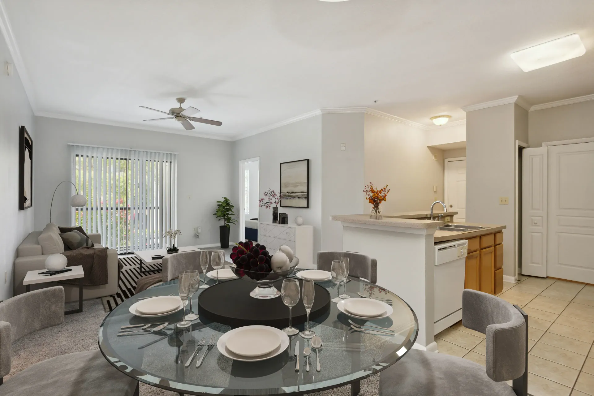 Dining area at Preserve at Westchase in Tampa, FL.