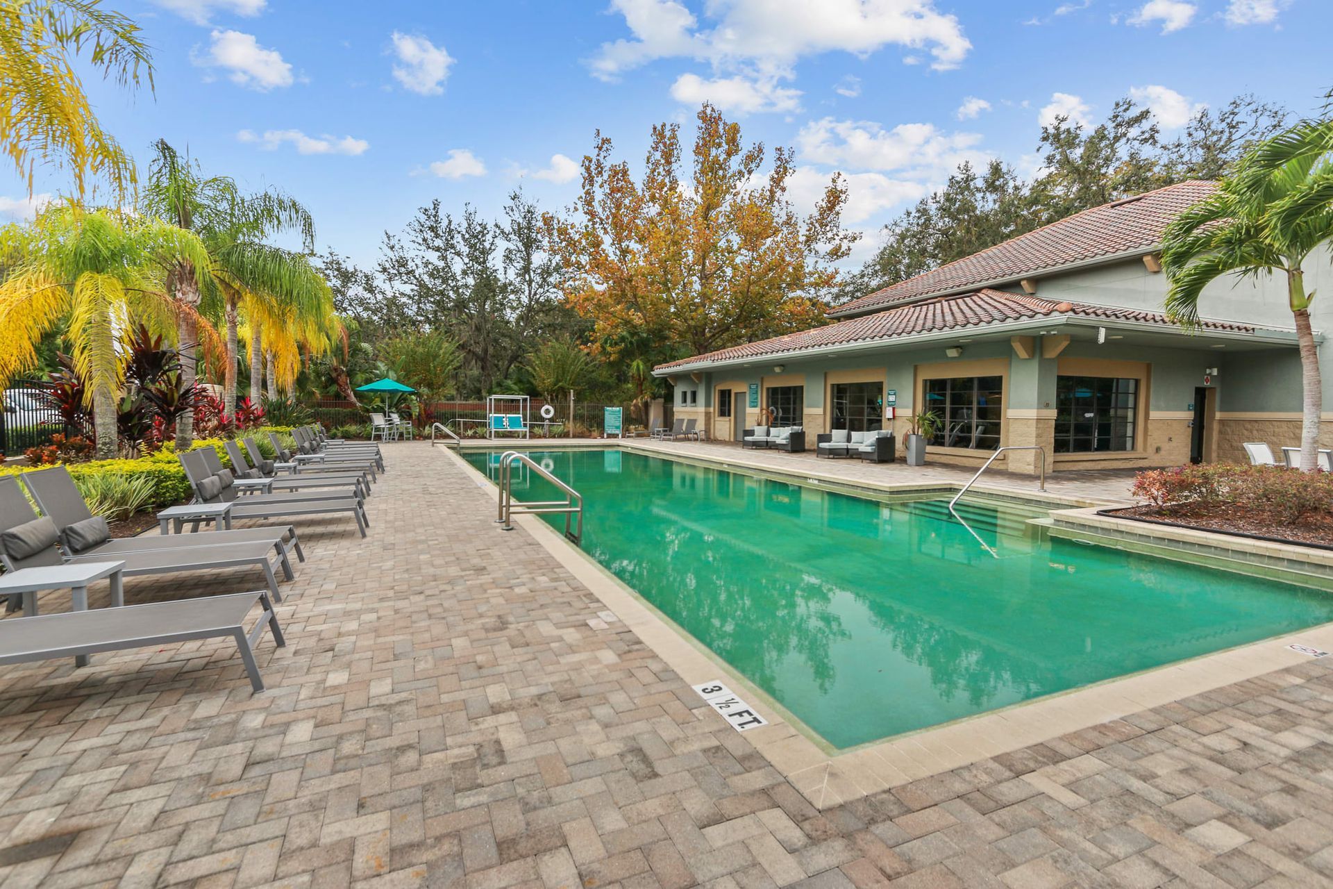 Swimming pool at Preserve at Westchase in Tampa, FL.