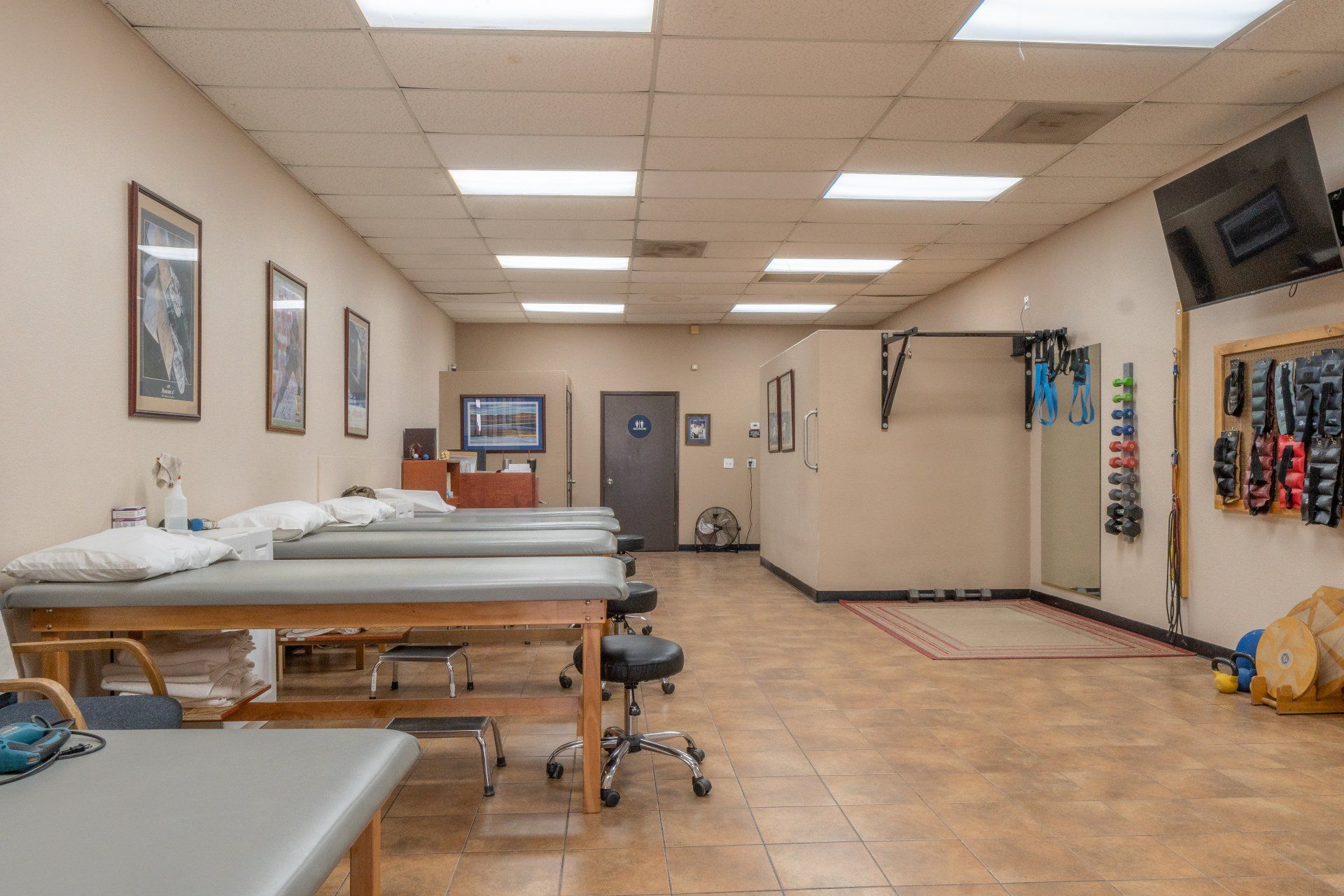 Inside view showing Dr. Mark's Herschberger's office