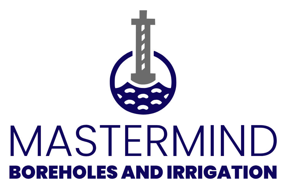 a logo for a company called mastermind boreholes and irrigation