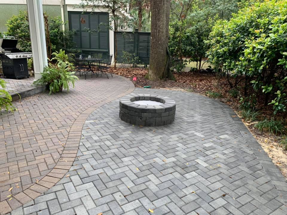 Beautiful Fire Pit — Bluffton, SC — LANDSource