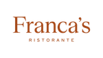 Franca's Ristorante logo in brown text on a white background.