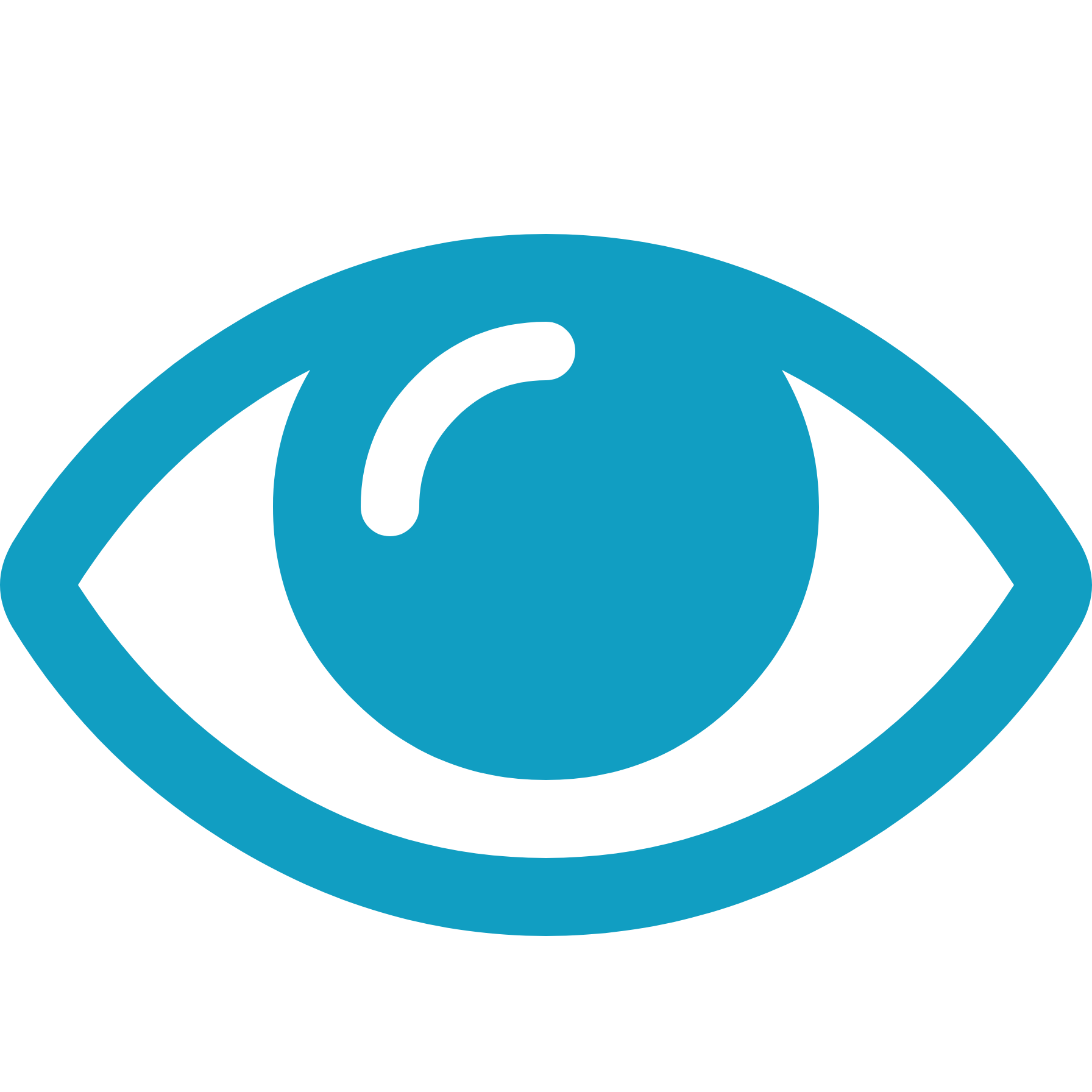 Blue eye icon.