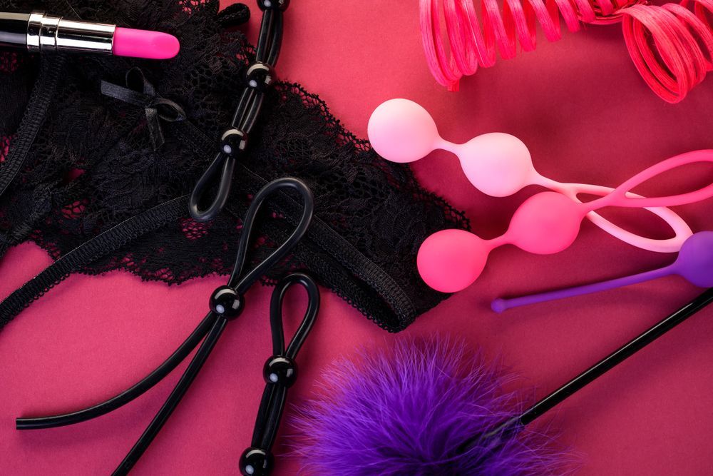 Store Shelves Display a Variety of Phallic Sexual Wellness Products — A Bit Cheeky The Adult Store In Lismore, NSW