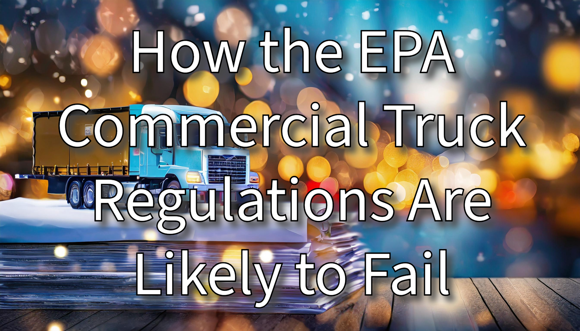 How the EPA Commercial Truck Regulations Are Likely to Fail