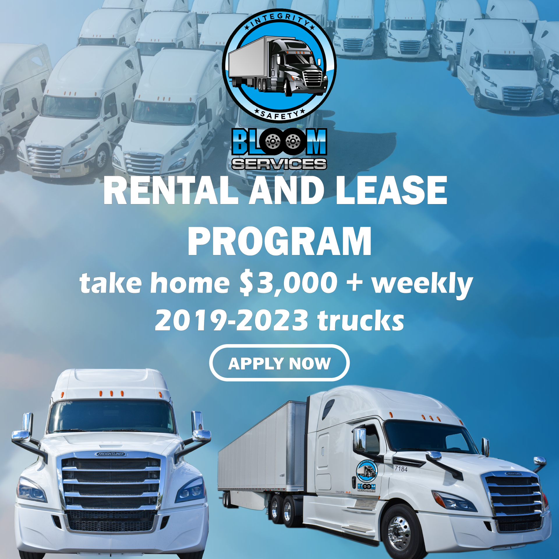 an advertisement for a rental and lease program
