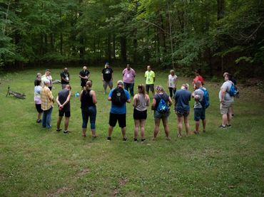 group at trekking