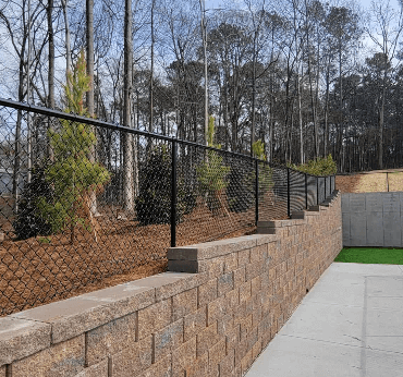 Retaining Wall Fence
