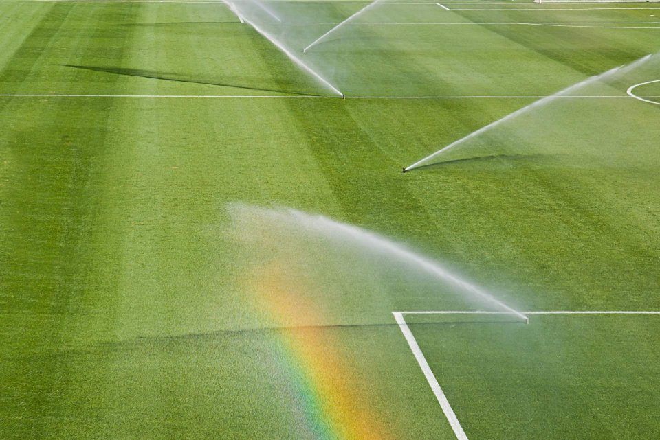 irrigazione campo sportivo