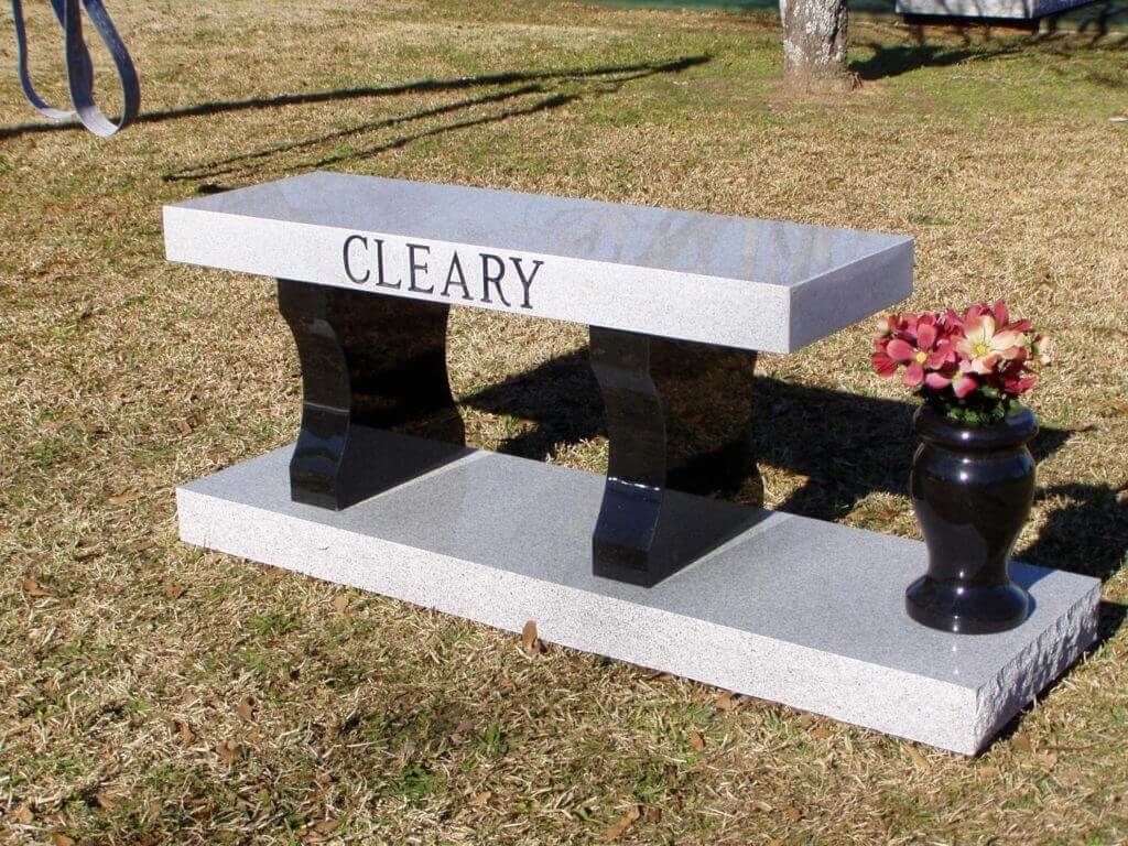 Granite bench with 