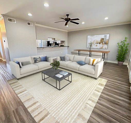 Interior photo of a modern bedroom