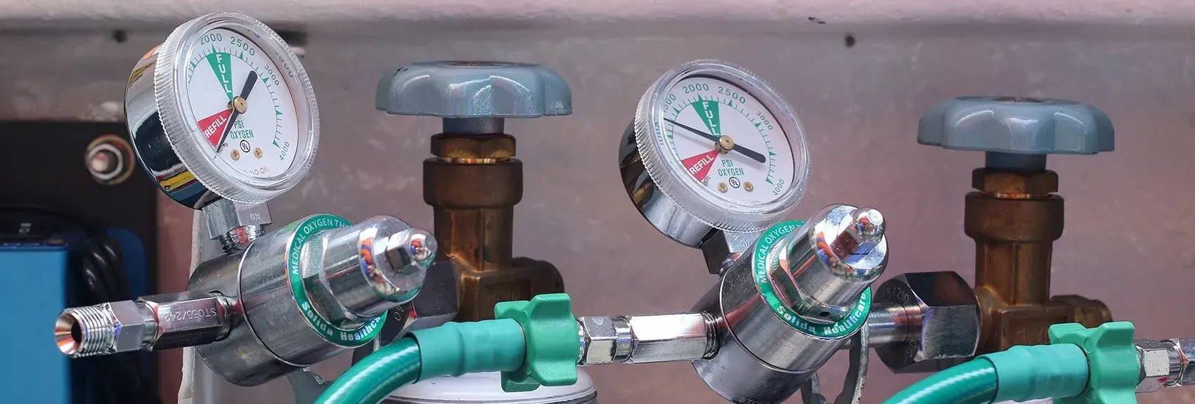 Close-up of Gas Regulators and Pressure Gauges — Harwood Plumbing & Gasfitting Pty Ltd in Alawa, NT