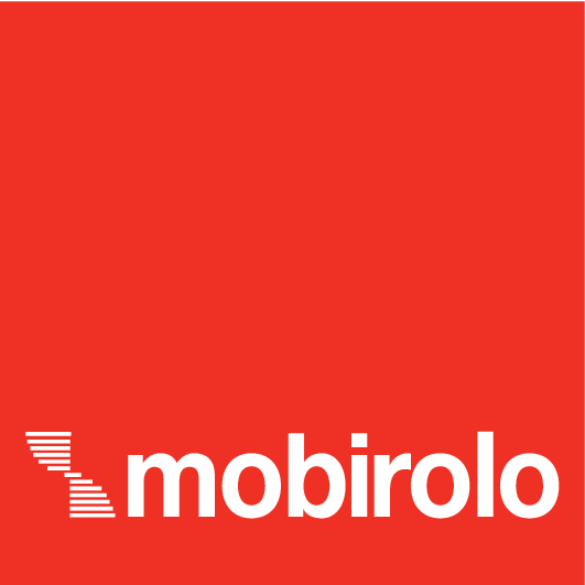 logo mobirolo sfondo rosso