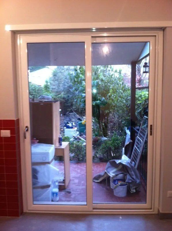 Portafinestra e terrazzo