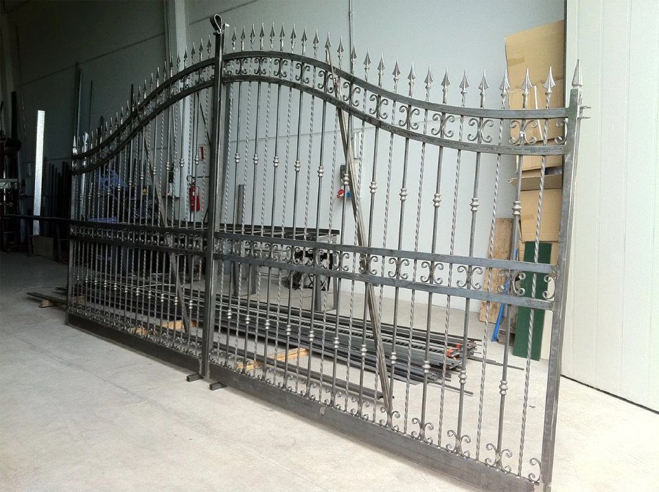 Cancello in ferro battuto