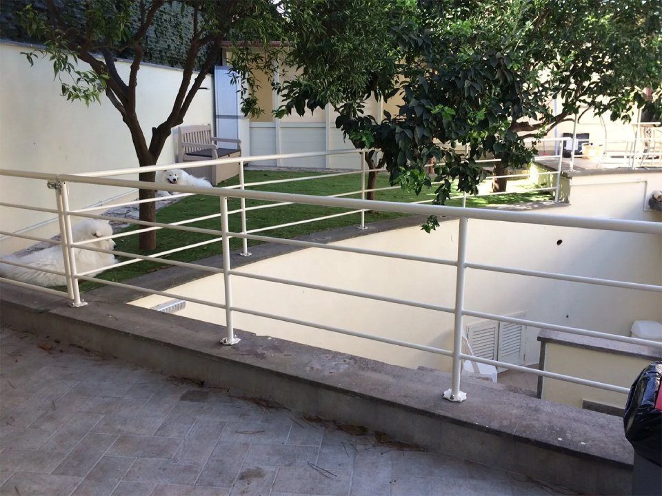 Ringhiera per giardino