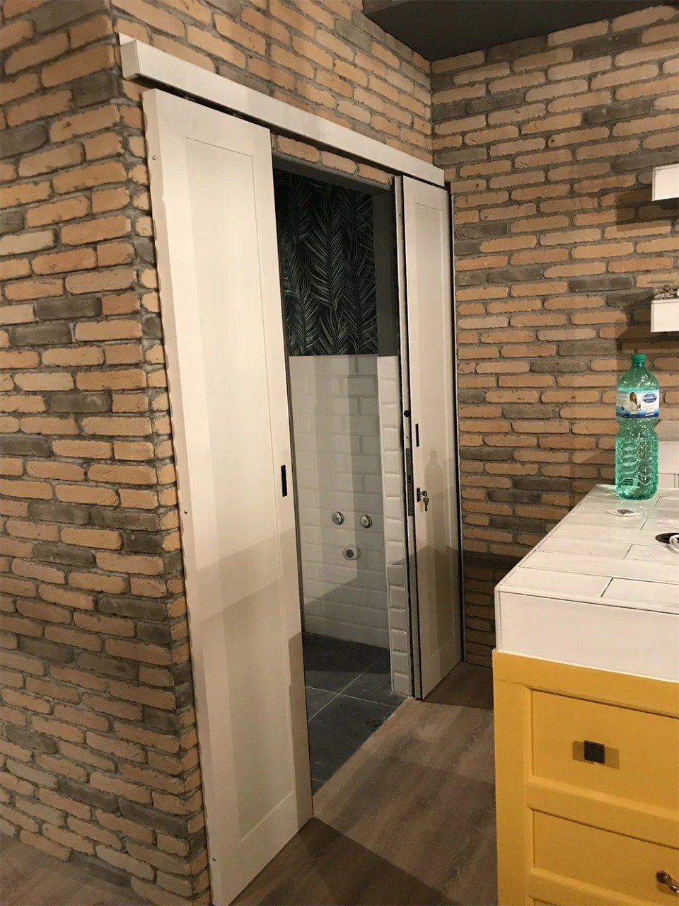 Porta interna scorrevole bianca