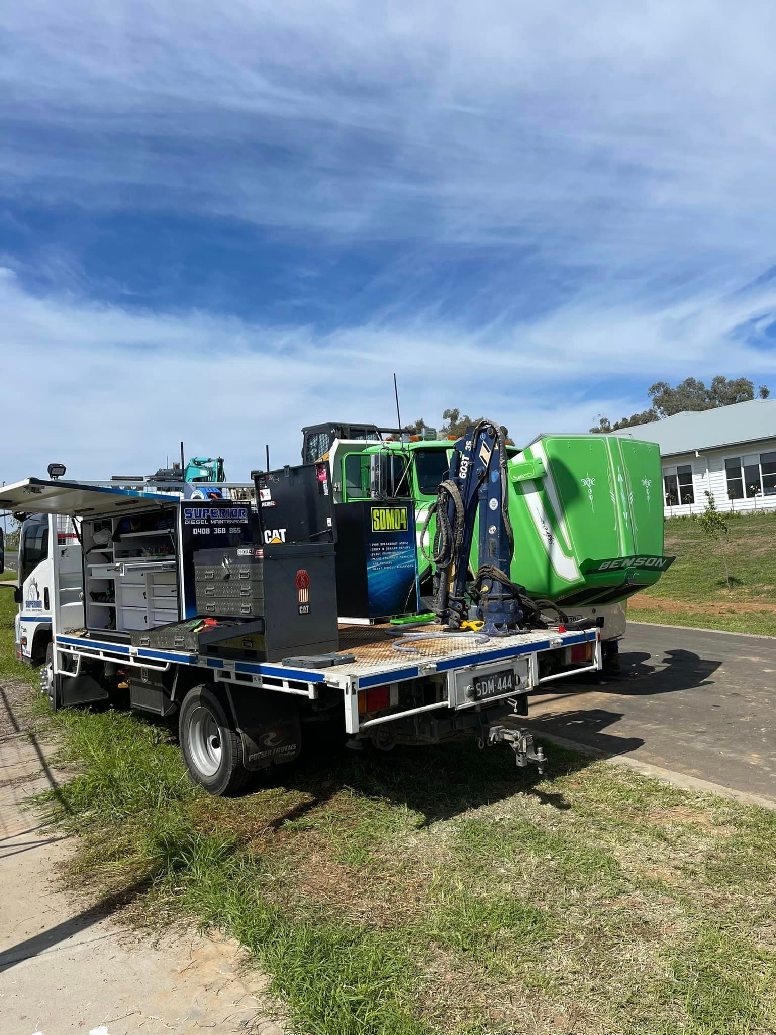 Heavy Vehicle Engine — Superior Diesel Maintenance in Westdale, NSW