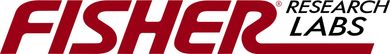 Een rood-wit logo voor Fisher Research Labs