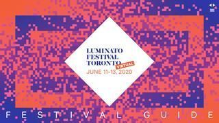Poster for Luminato festival 2020