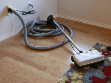 Vacuum cleaner attached to the wall — Security Home Service in Albion Park, NSW