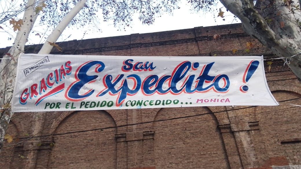 Un cartel que dice 