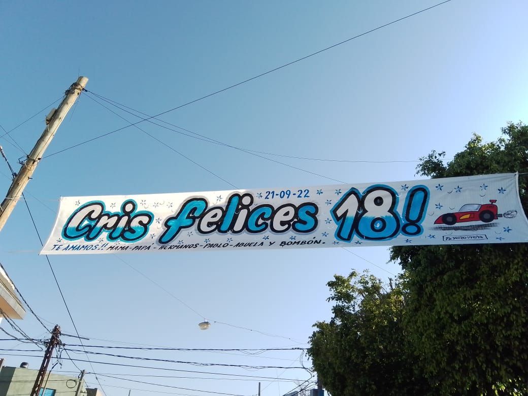 Un cartel que dice 