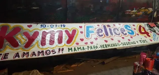 Un cartel que dice 