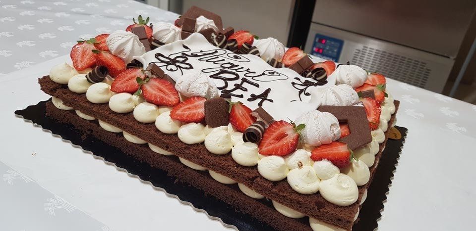 Crostata panna e fragole