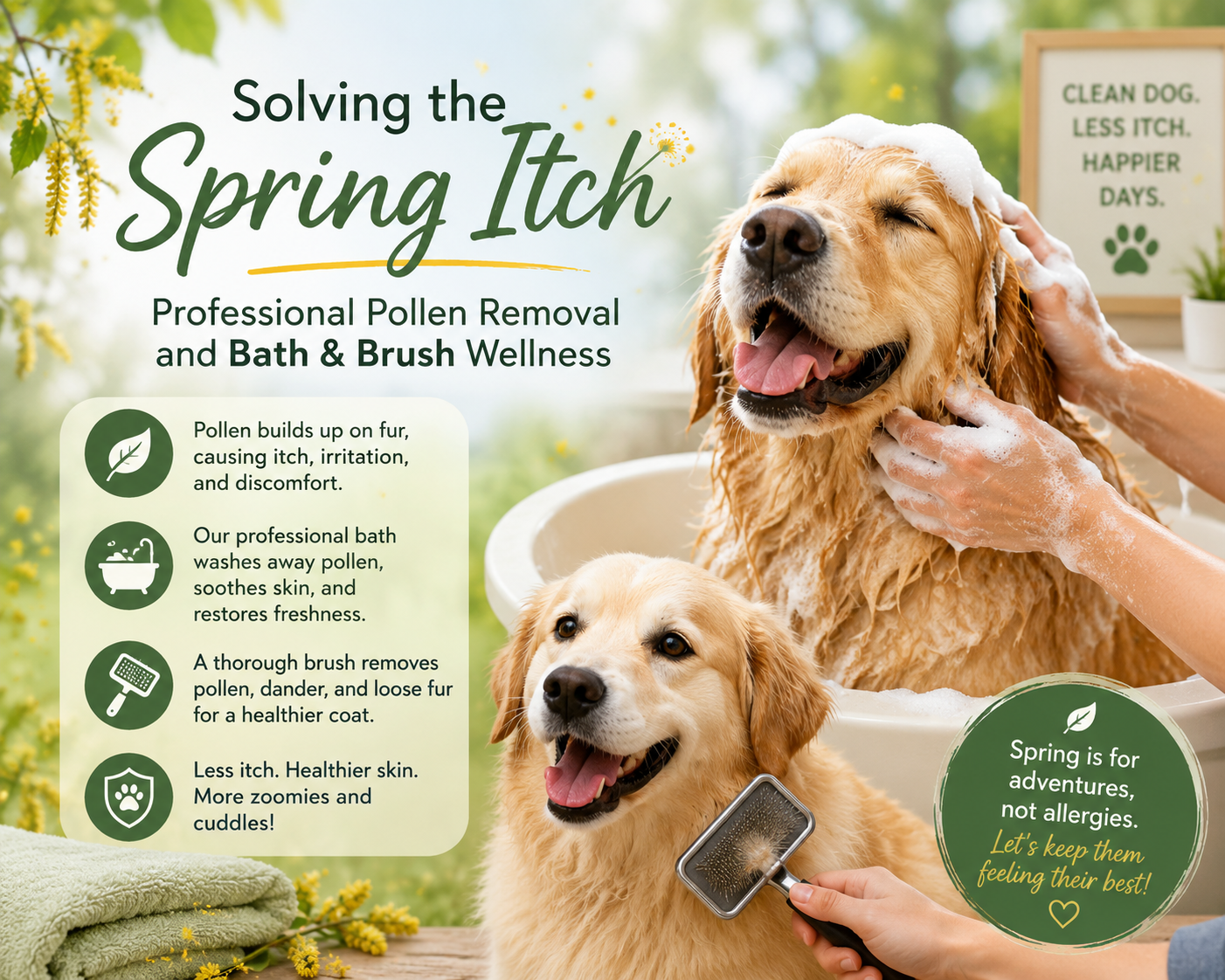 spring allergy relief for dogs